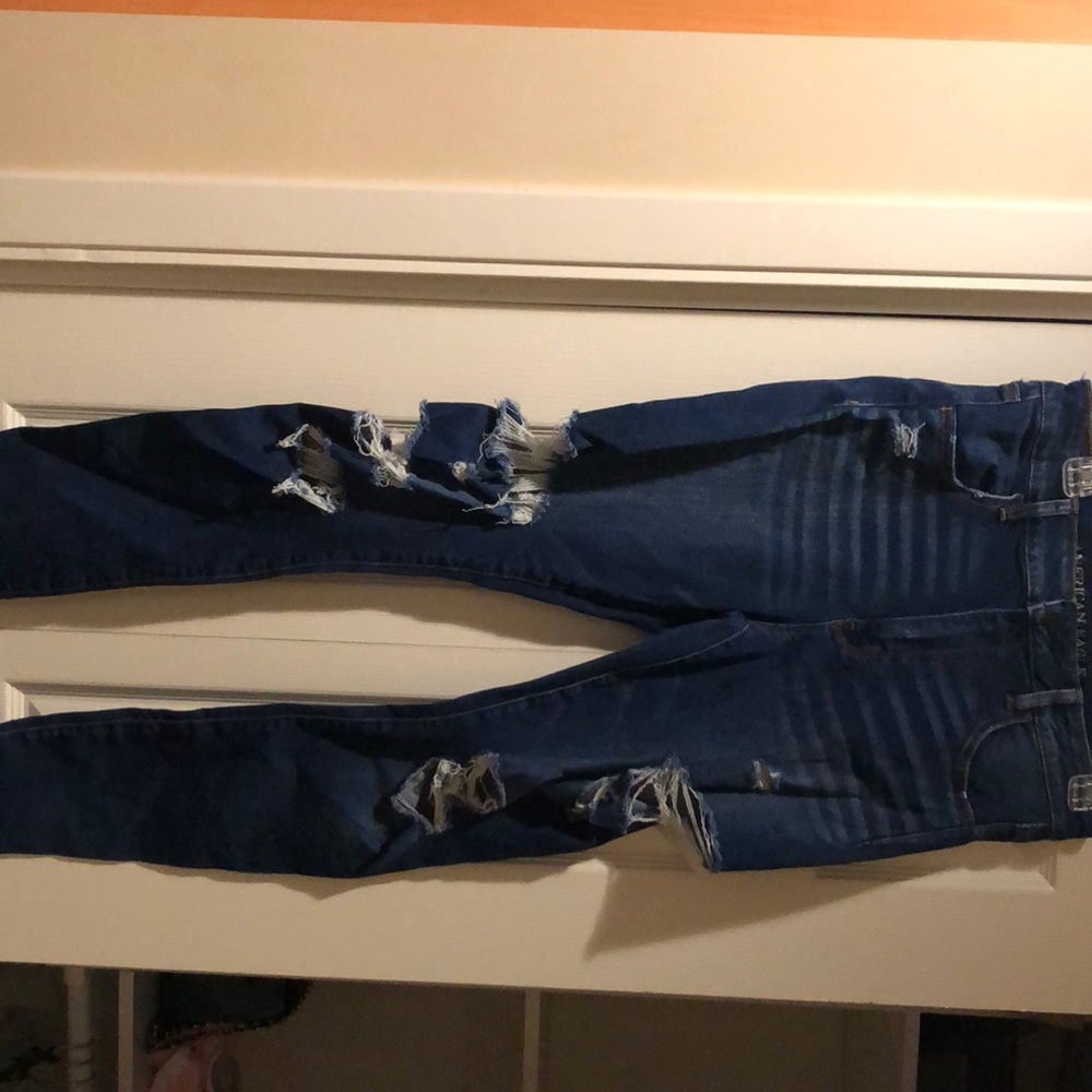Ripped jeggings